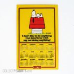 Peanuts & Snoopy Calendars