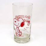Snoopy & Woodstock Root Beer Glass - Red