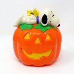 Snoopy & Woodstock on Halloween Pumpkin Bank