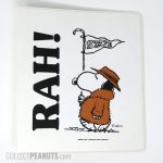 Snoopy Fan with flag 'Rah!' Binder