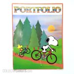 Snoopy and Woodstock Biking Portfolio Folder