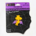 Woodstock Bat Halloween Pin