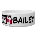 Custom Peanuts & Snoopy Pet Bowls