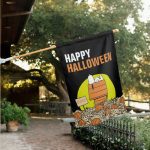 Custom Peanuts Halloween Flags