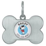 Custom Peanuts & Snoopy Pet ID Tags