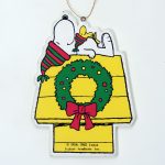 Snoopy and Woodstock on Doghouse Christmas Ornament