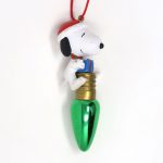 Snoopy on Christmas Light Ornament