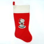 Snoopy Santa Christmas Stocking