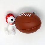 Touchdown Snoopy Football Christmas Ornament