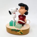 Snoopy & Lucy 'Kissed by a Dog' Christmas Ornament
