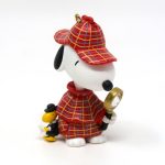 Snoopy as Sherlock Holmes with Woodstock Ornament
