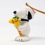 Snoopy on Stick Horse Christmas Ornament