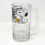 Snoopy and Woodstock Glass Root Beer Mug