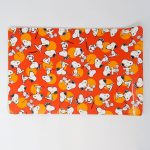 Snoopy Poses Pet Feeding Mat