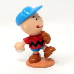Charlie Brown Playing Baseball PVC Figurine