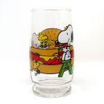 Snoopy & Woodstock Burger, Hot Dog Glass