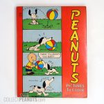 Snoopy fetching beach ball for Charlie Brown Coloring Book