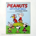 Peanuts Let's Play Ball Coloring Book