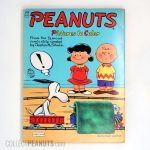 Snoopy riding electric train through tunnel Coloring Book