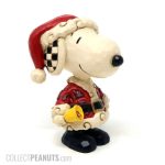 Santa Snoopy Mini Figurine