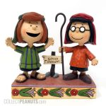 Marcie and Peppermint Patty Christmas Play Figurine