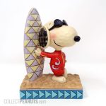 Snoopy Surfing Figurine