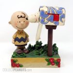 Charlie Brown and Snoopy in Mailbox Figurine