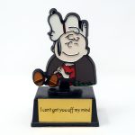 Snoopy on Charlie Brown Trophy