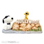 Snoopy & Woodstock on Hollywood Sign Figurine