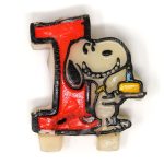 Snoopy Birthday Candle - One