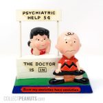 Charlie Brown & Lucy Doctor's Booth 'Anxieties have anxieties' Figurescene
