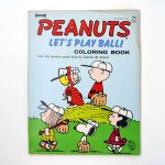 Saalfield Peanuts Baseball Vintage Coloring Book
