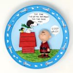 Snoopy & Charlie Brown 3-D Plate