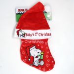 Snoopy Baby's First Christmas Christmas Stocking & Hat