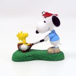 Snoopy & Woodstock Golfing Ornament