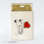 Snoopy dancing with Valentine's Heart Tallies
