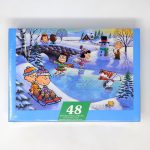 Peanuts doing various winter activities Puzzle