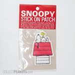 Snoopy and Woodstock on Doghouse Stick-on Patch