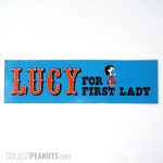 Lucy for First Lady Bumper Sticker