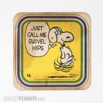 Snoopy 'Just Call Me Swivel Hips' Football Card