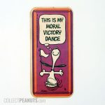 Snoopy 'This is my moral victory dance' Football Card