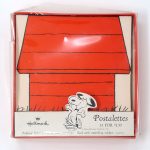 Snoopy Dancing with Doghouse Postalettes