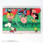 Snoopy running over Charlie Brown on Roller skates Puzzle