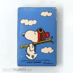 Snoopy with Skis Mini Playing Cards