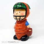 Schroeder as Baseball Catcher bank