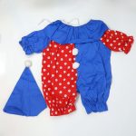 Blue & Red Snoopy Clown Outfit for 18" Doll