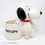 Snoopy Leaning on cup Planter