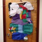 Snoopy & Woodstock with Christmas Gifts Vintage Flag