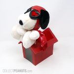 Flying Ace Plush on Doghouse Planter