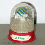 Snoopy skating 'Cheers' Snow Globe